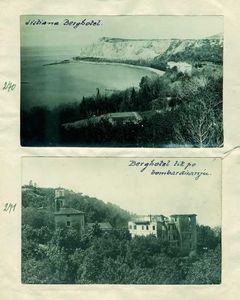 270 - Sesljan
271 - Fotografija Hotel Berg v Sesljanu po bombardiranju