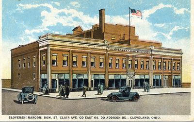 Slovenski narodni dom, St. Claire Ave., Cleveland, Ohio.